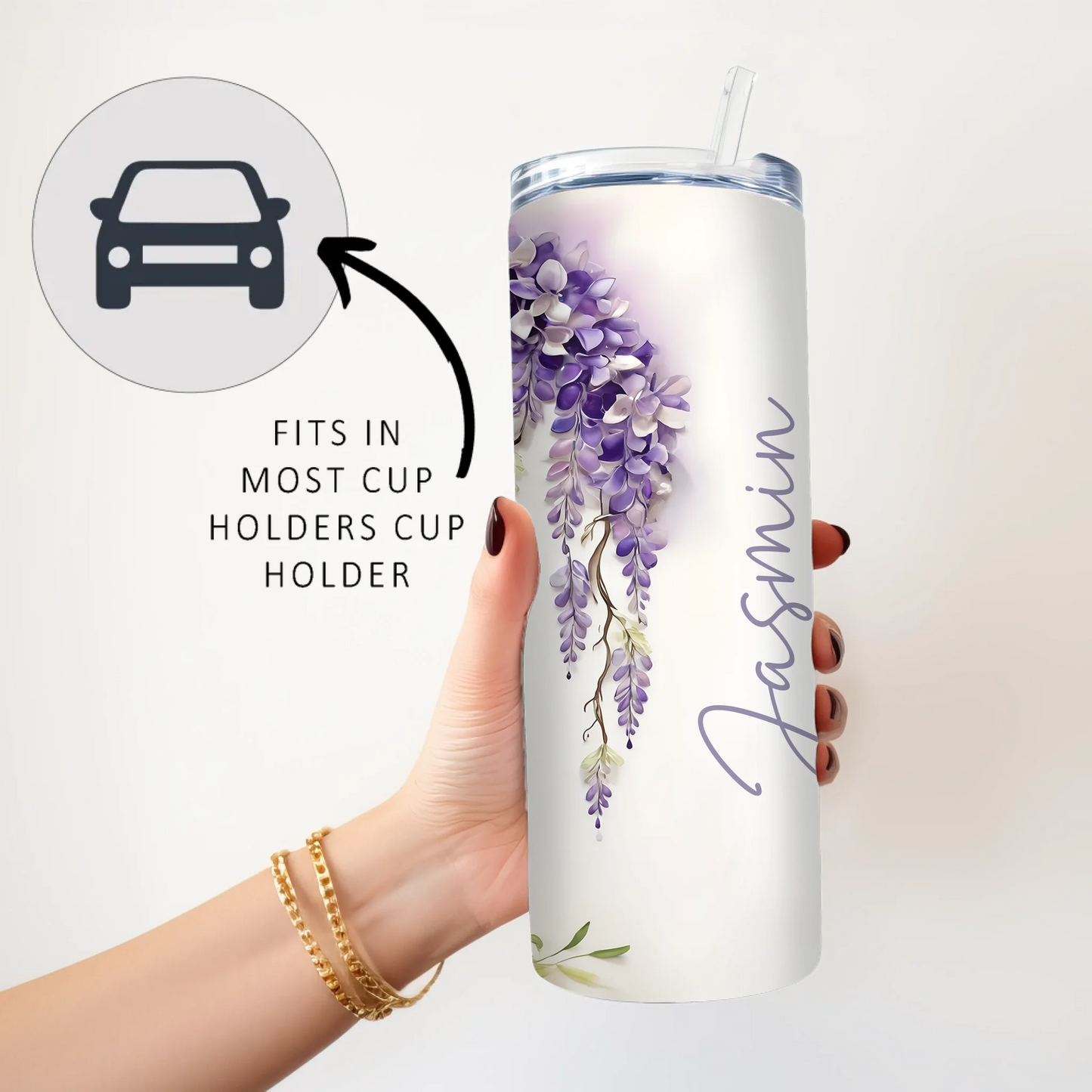 wisteria design drinks bottle
