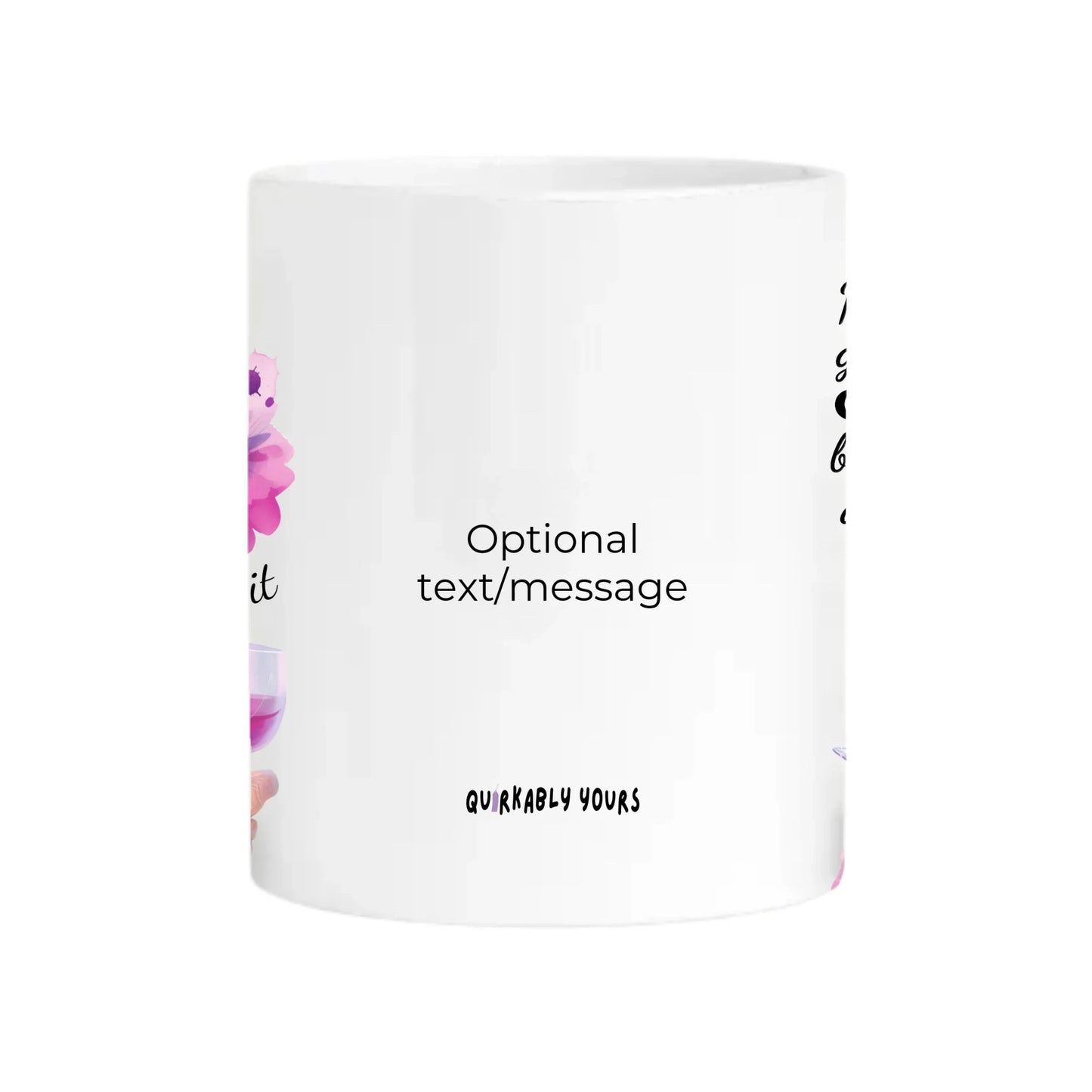 Custom name mug with quirky quote