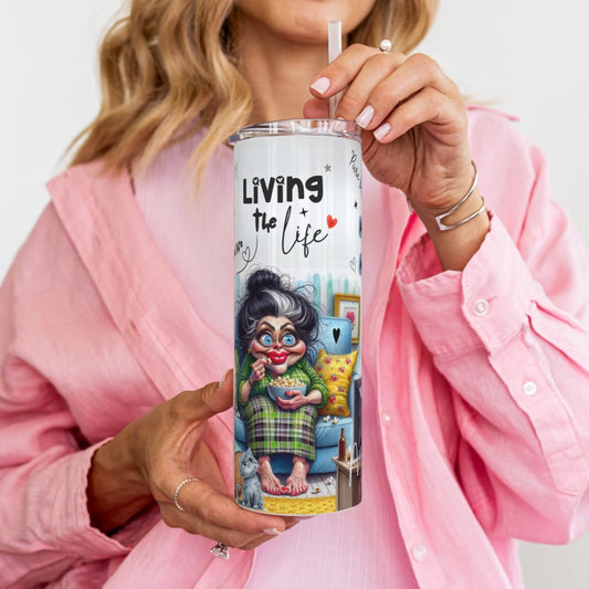 chill mode on popcorn travel cup