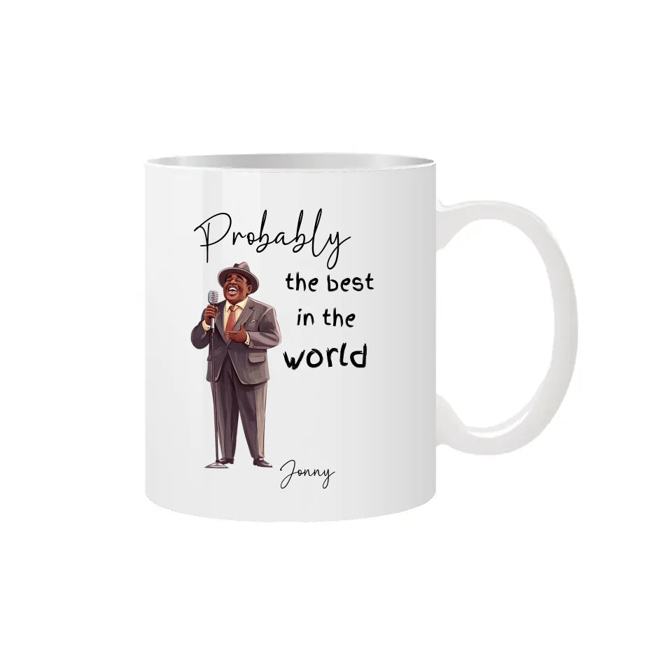 singer gift mug