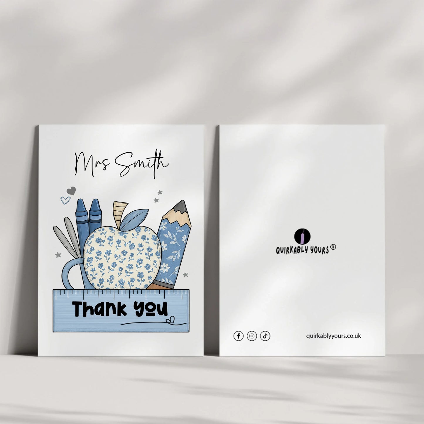 teacher thank you card