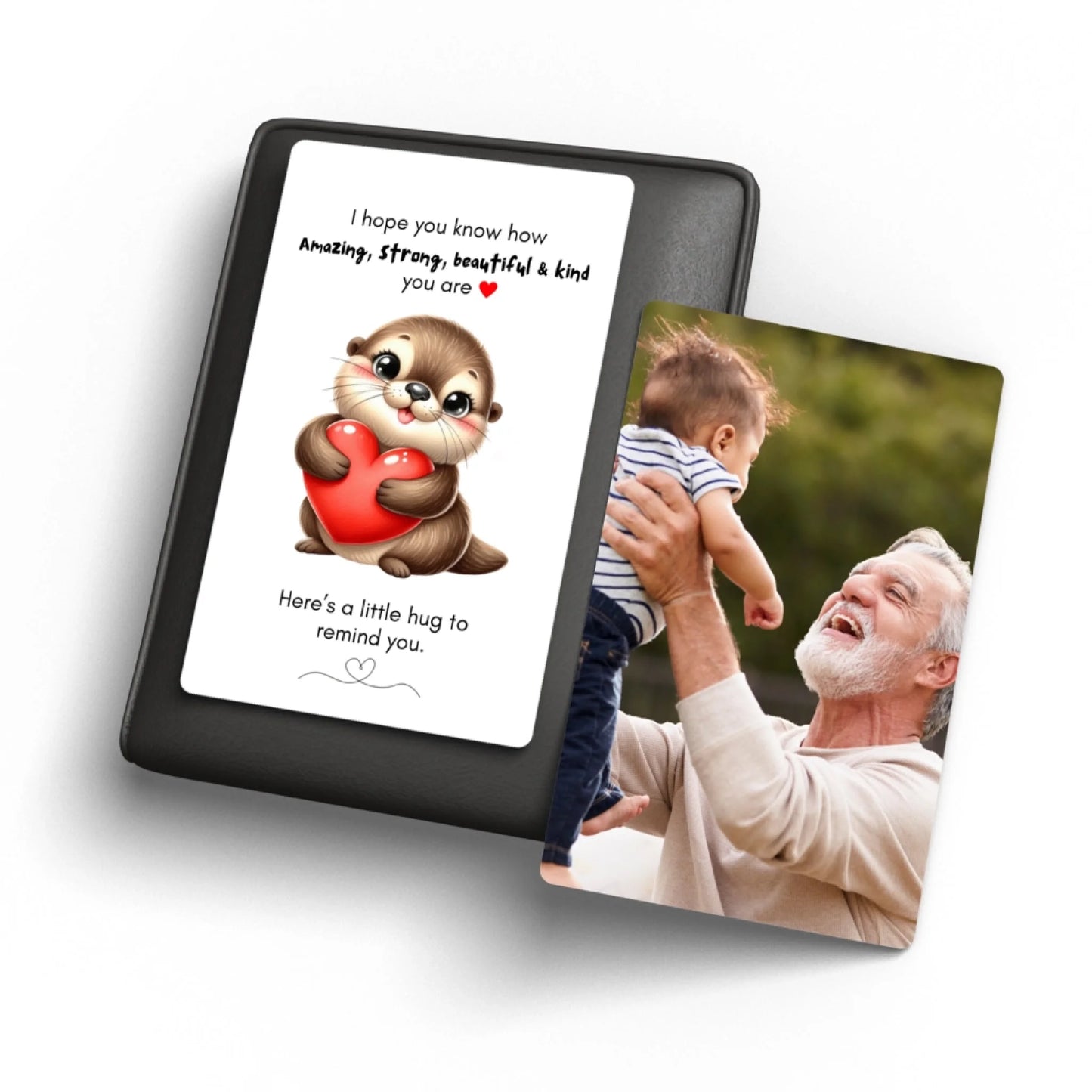 Big Hugs from Me wallet gift for him or her