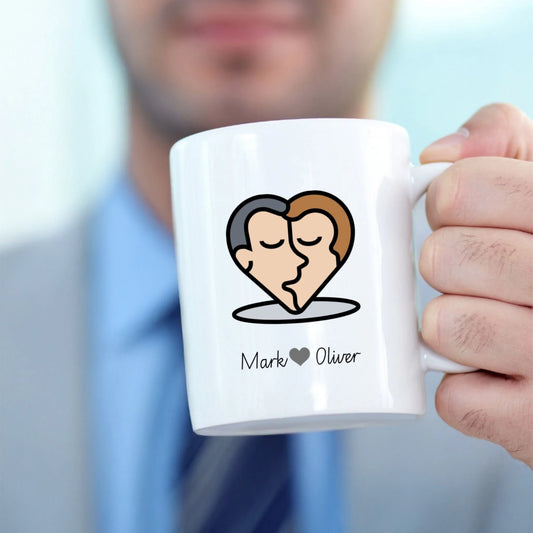 Romantic anniversary mug UK