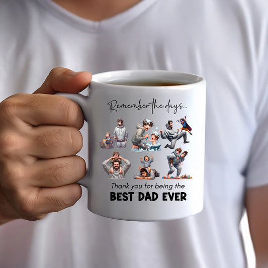 Trolley Ride with Dad Mug Design
