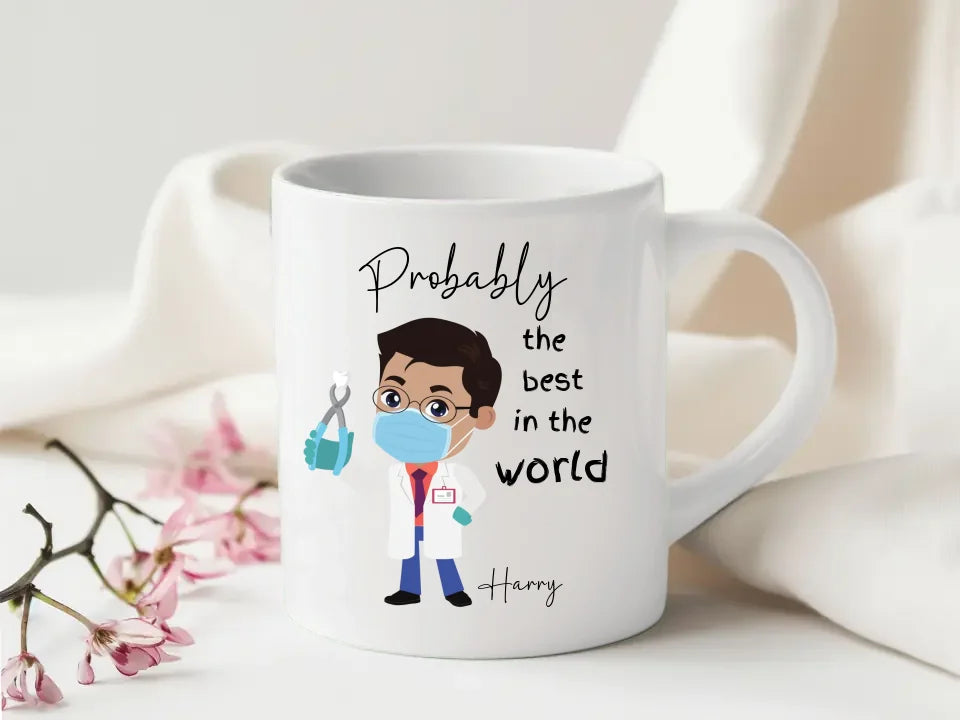 dentist appreciation mug for men