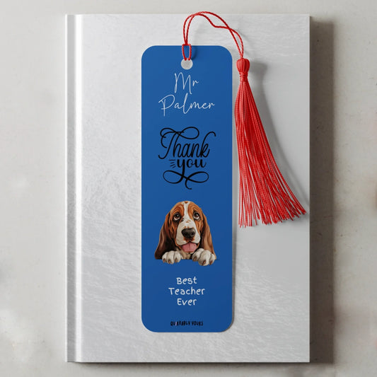 Dog-themed thank you present for book lovers
