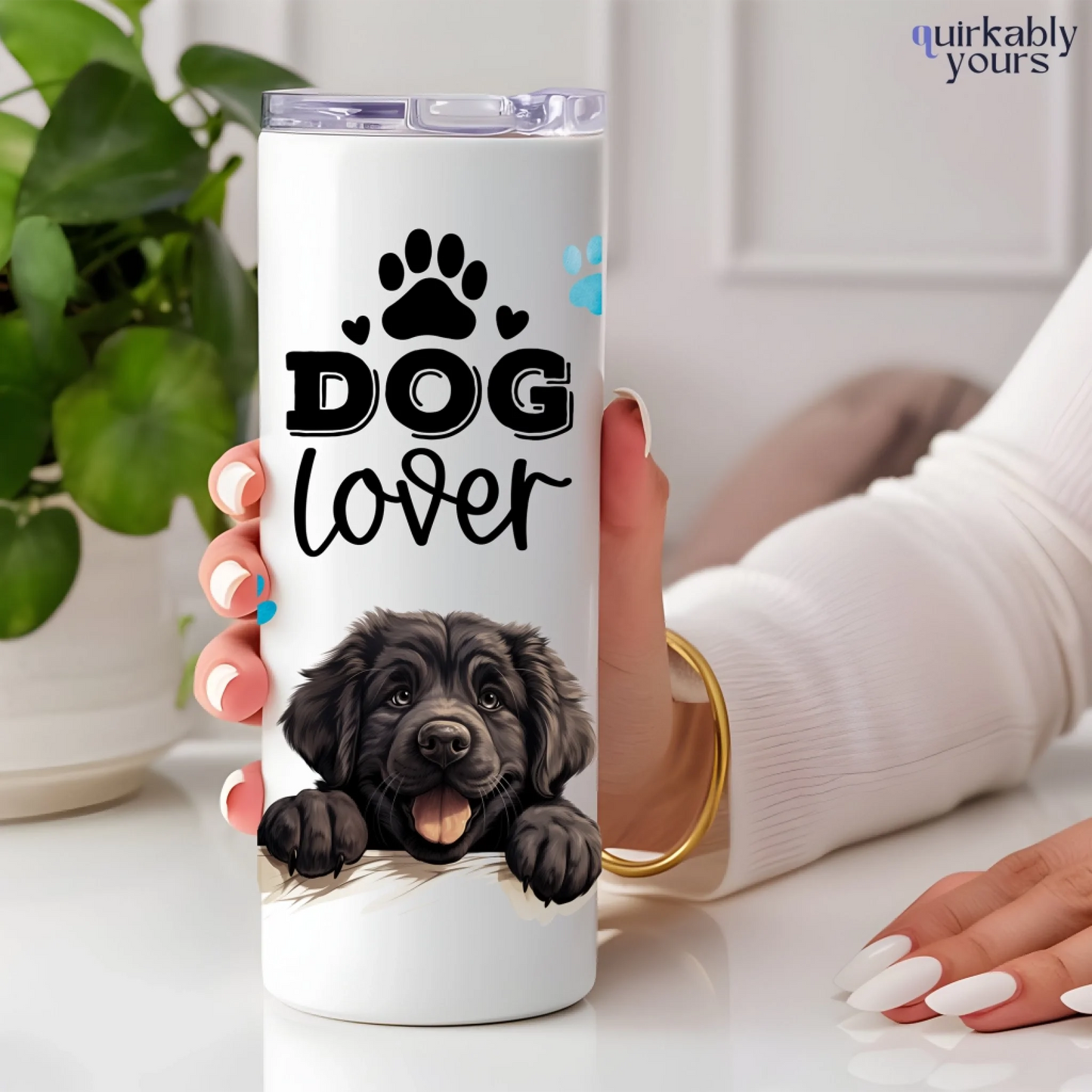 Customised tumbler for dog lovers