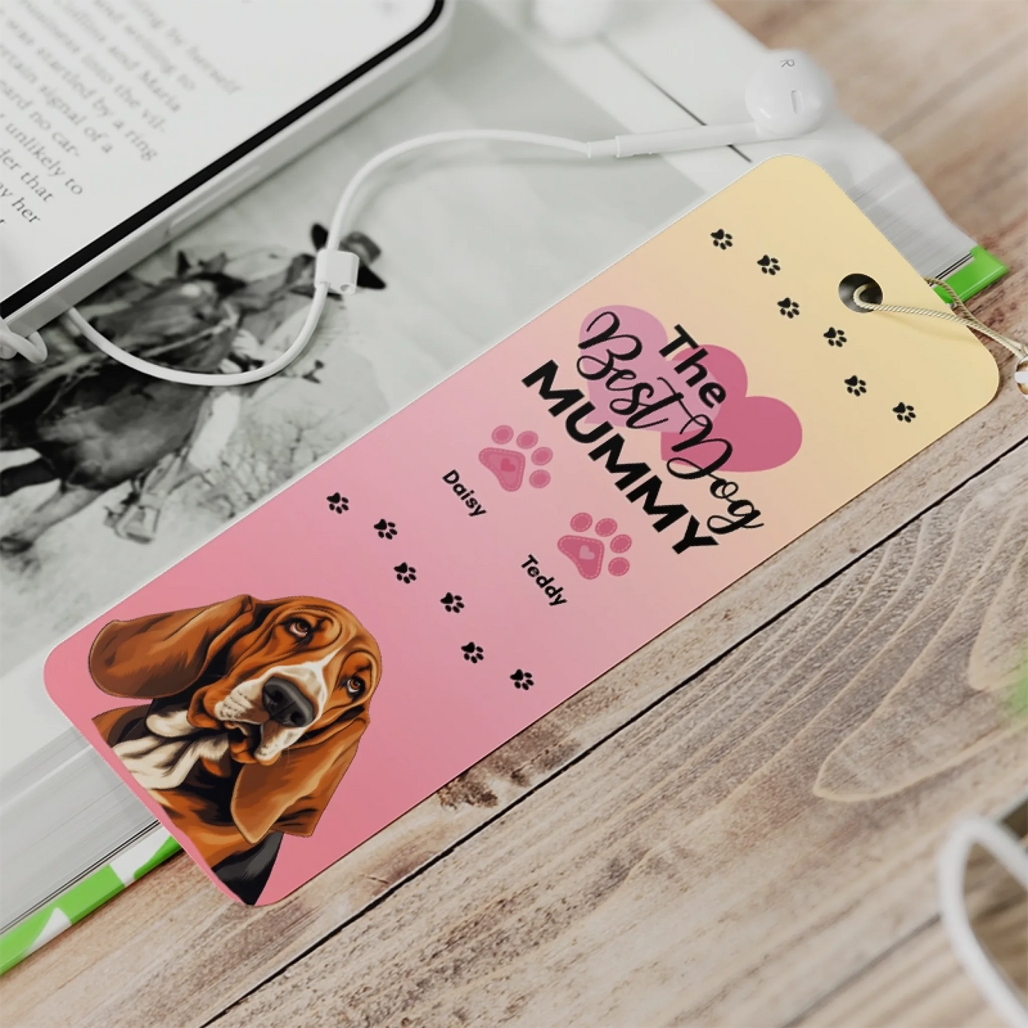 Dog mum gift bookmark