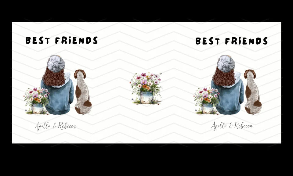Personalised Best Friends dog mug
