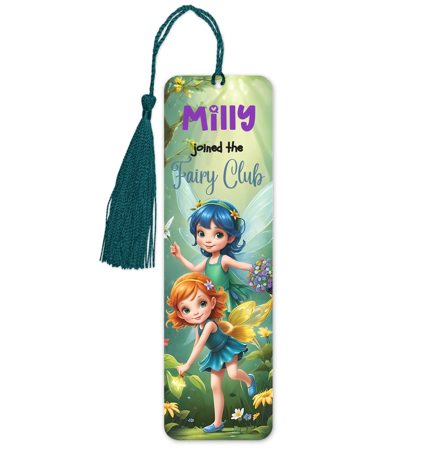 Unique fairy-themed bookmark for young readers