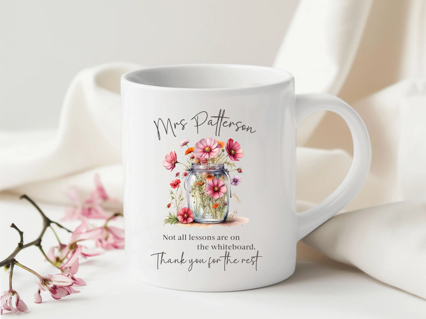 elegant teacher appreciation mug