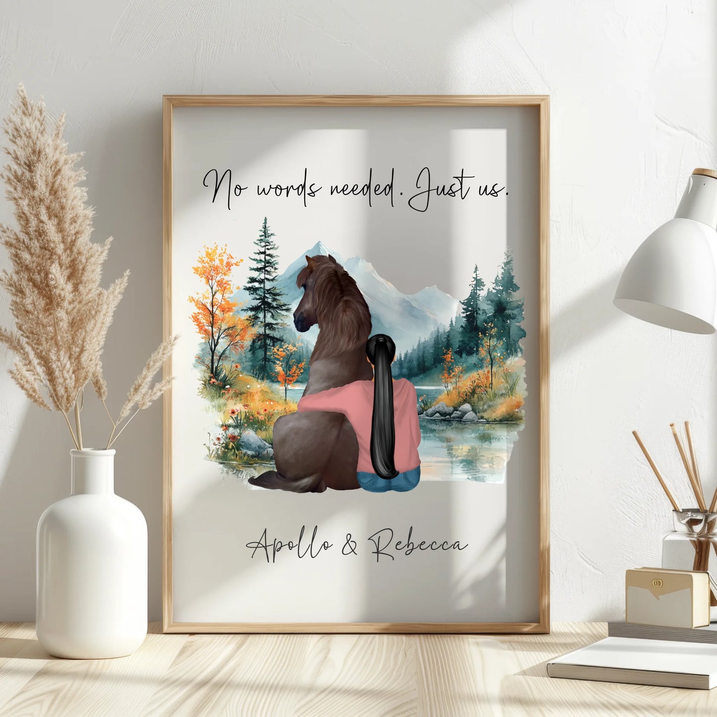 customisable horse wall art