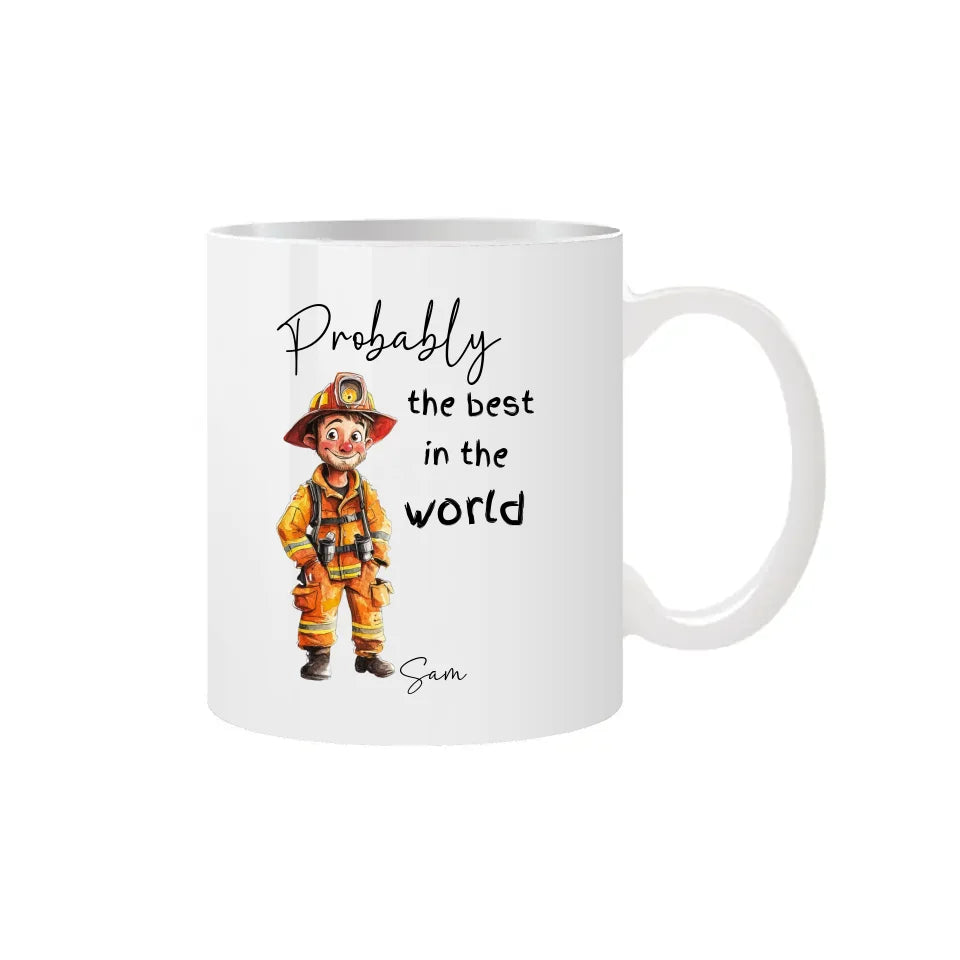 Personalised firefighter gift