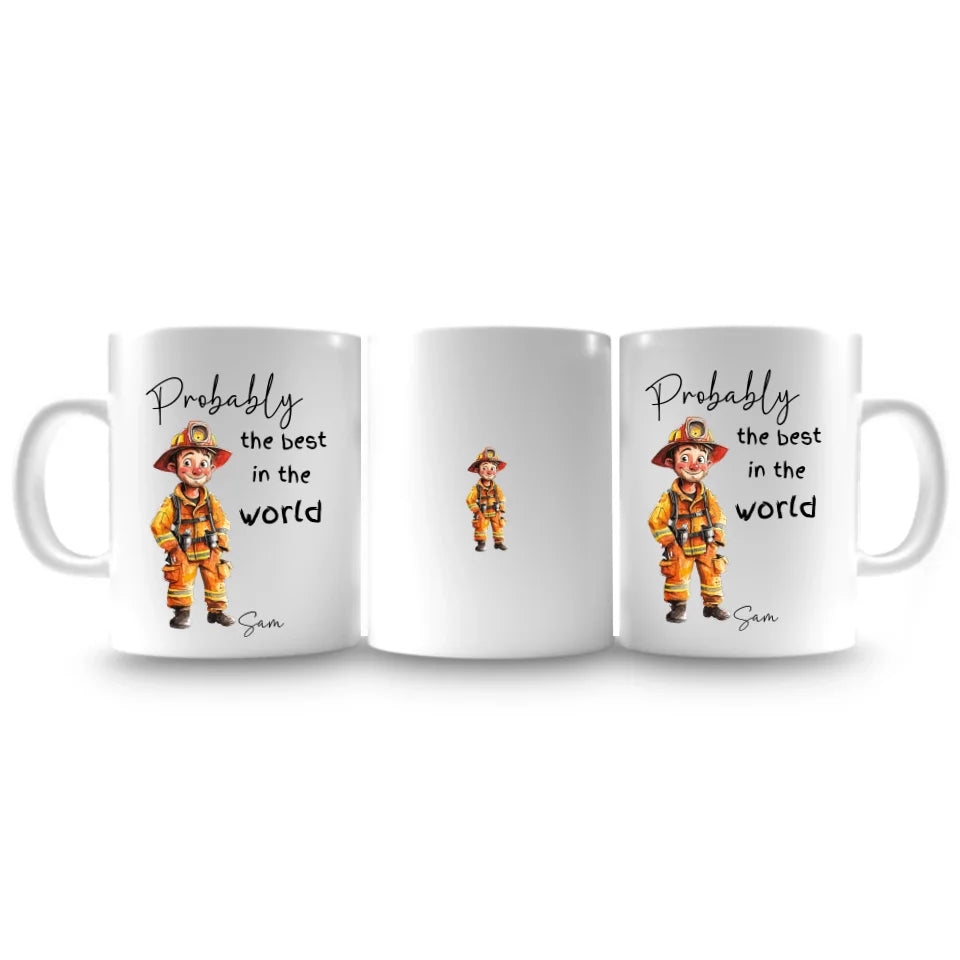 Firefighter appreciation mug