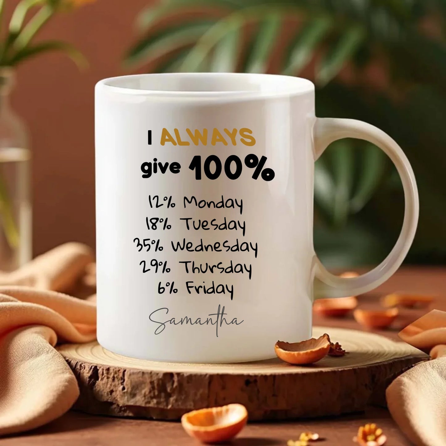 Funny Friday work mug
