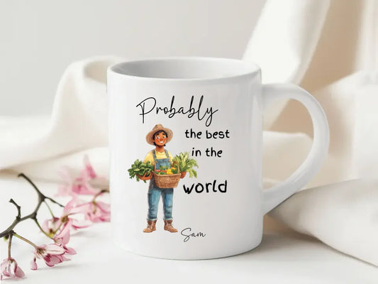 Personalised gardening mug