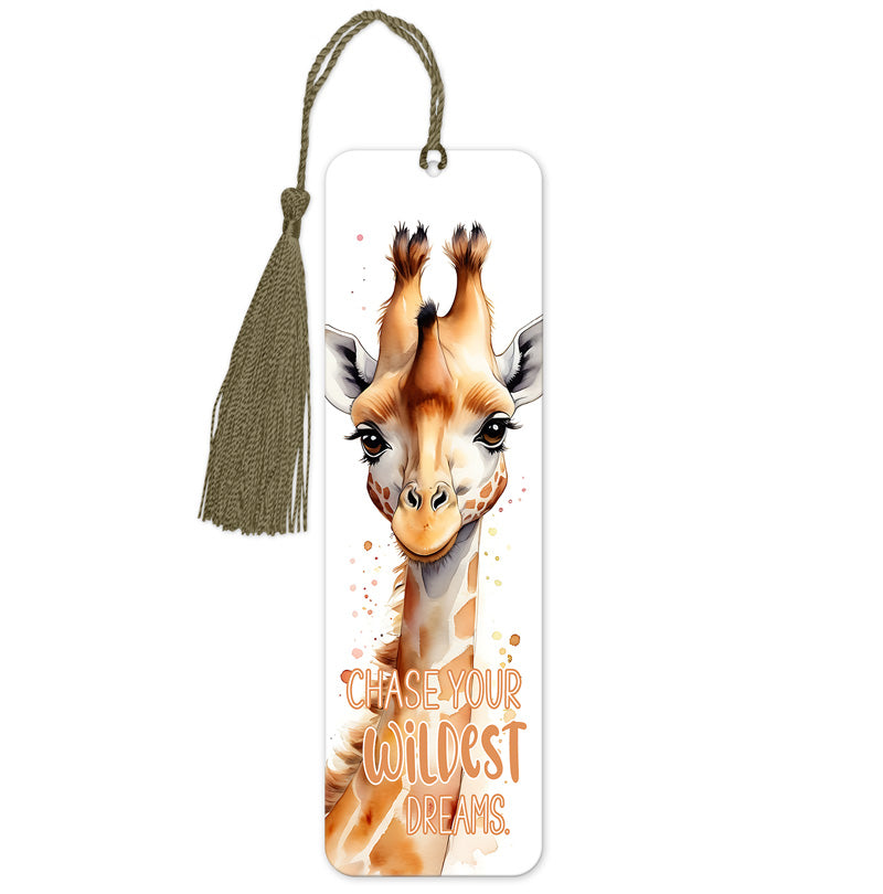 Personalised Giraffe Bookmark – Inspirational Gift for Book Lovers