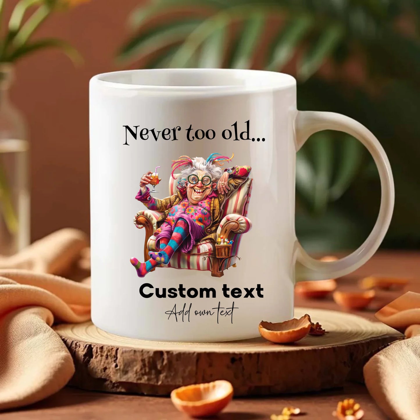 Mug with quirky character - gift-for-grandad-birthday