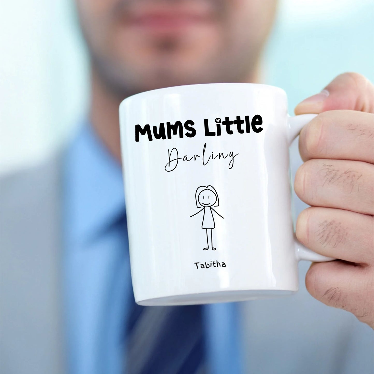 Personalised mug with children’s names