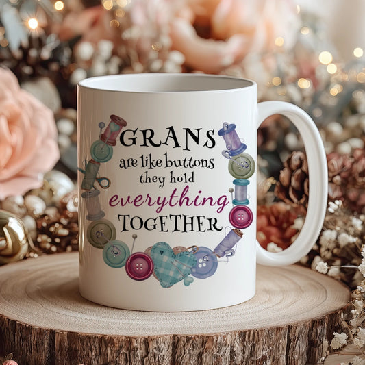 Heartfelt gift mug for nan, gran, or special wom