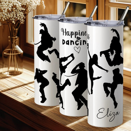 personalised insulated dance travel cup