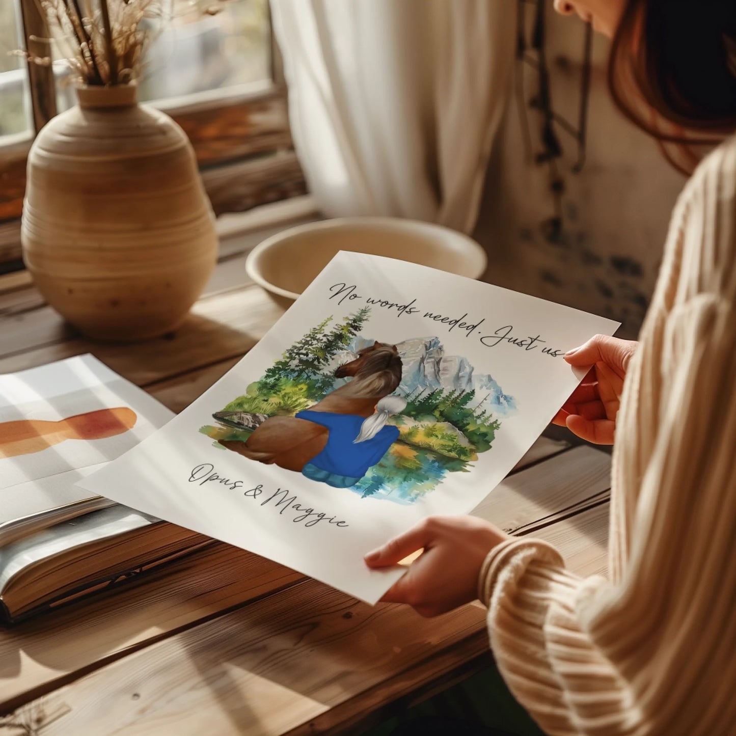 custom horse lover artwork UK