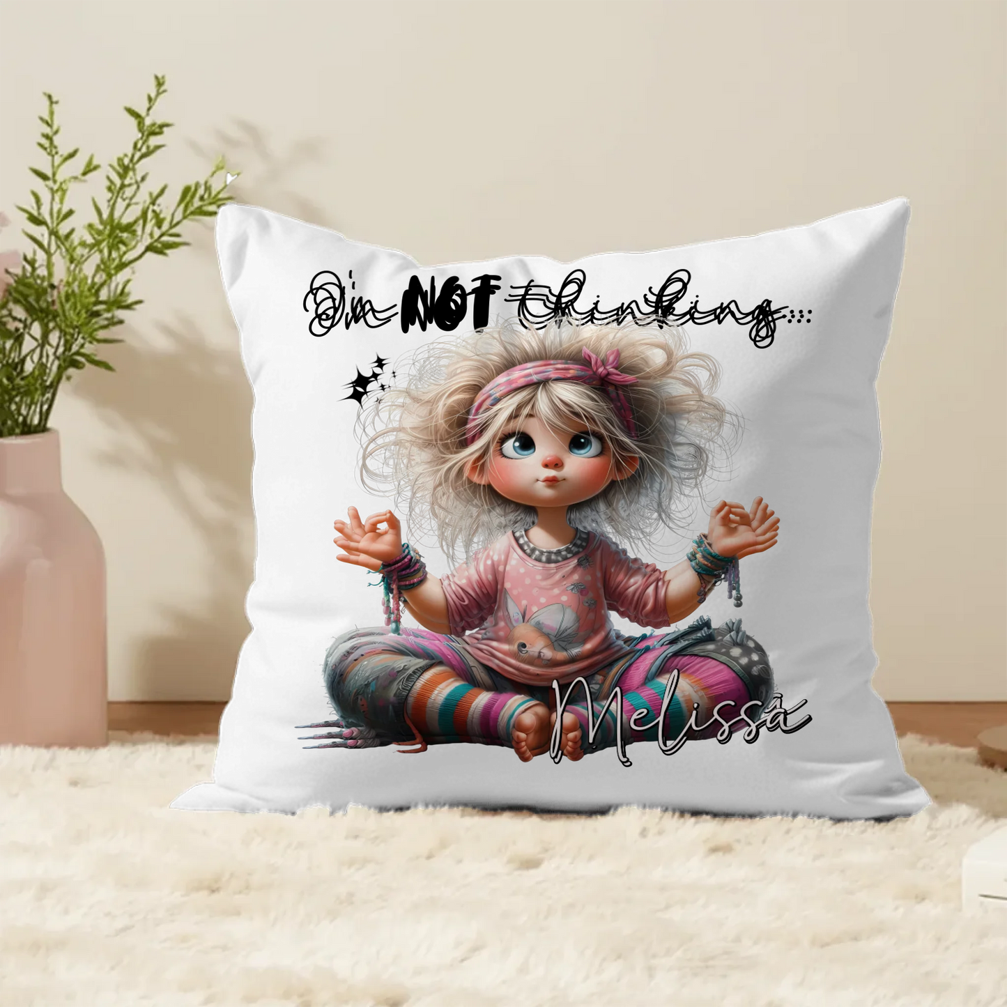 Self-care gift cushion for women