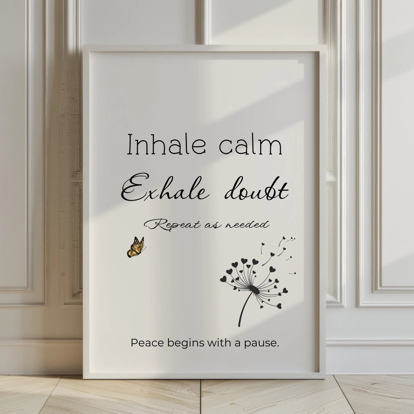 Calming art for bedroom or meditation space