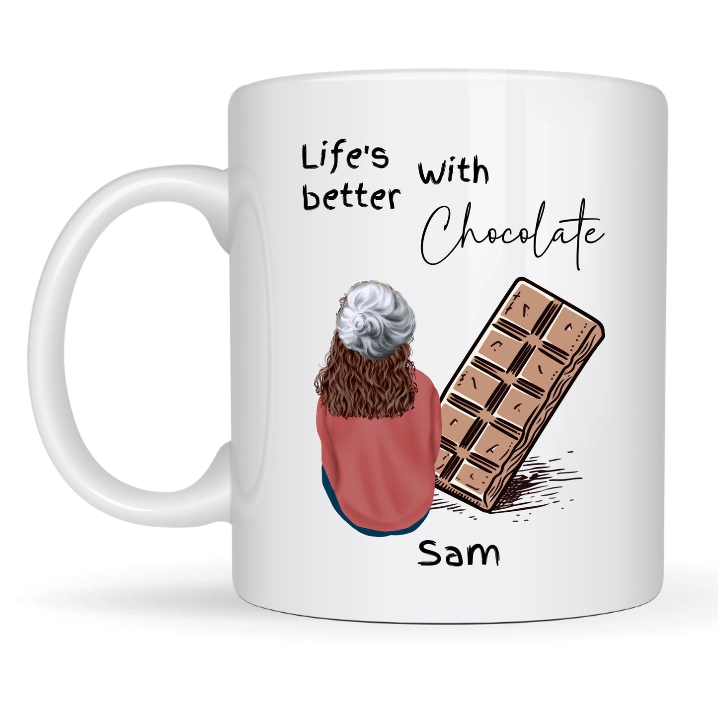 Life’s Better with Chocolate personalised mug