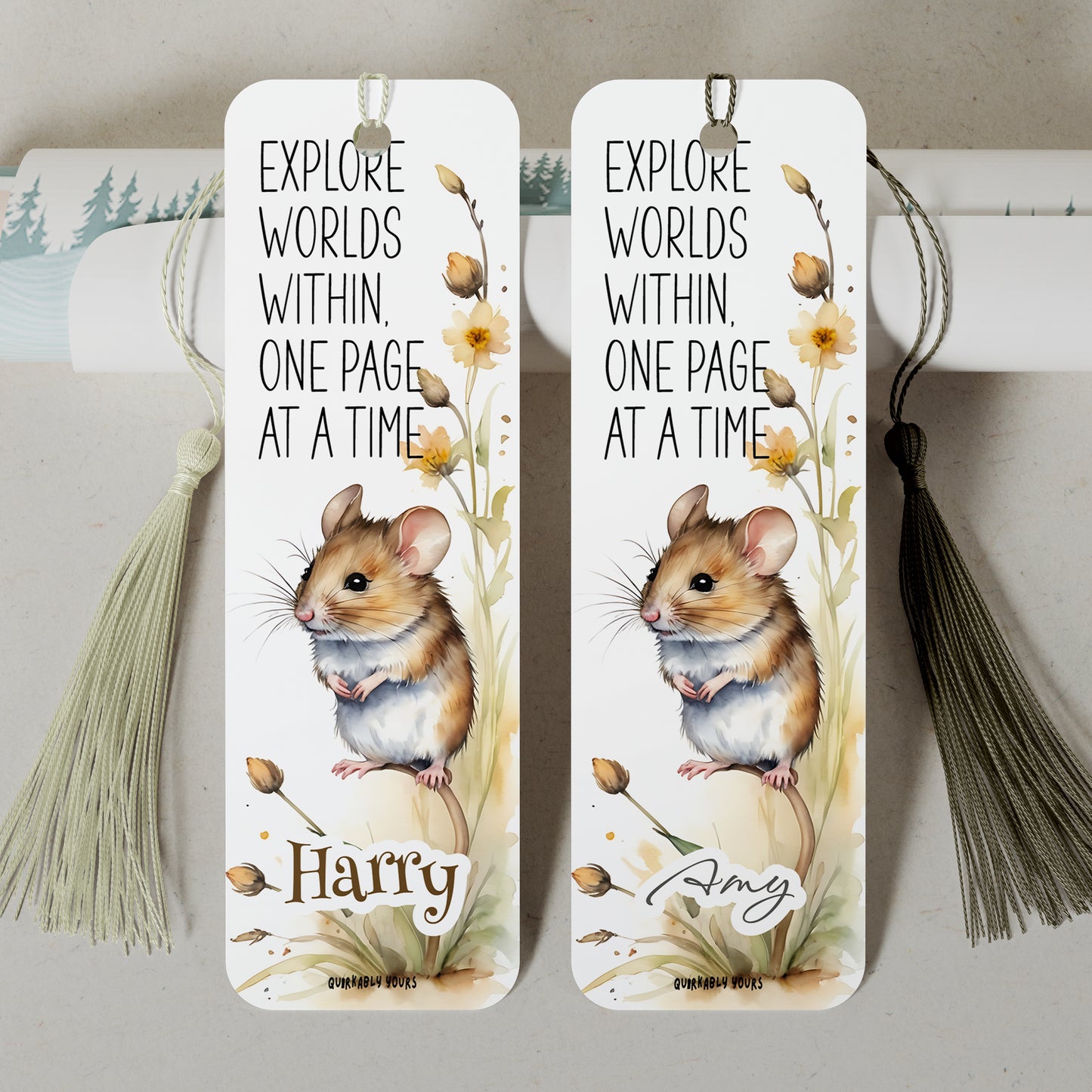 Christmas present idea for bookworms-quote-and-cute-animal-design