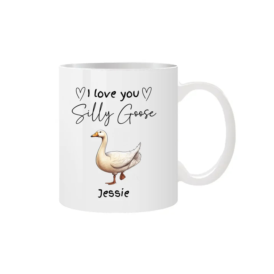 Loving personalised mug with animal