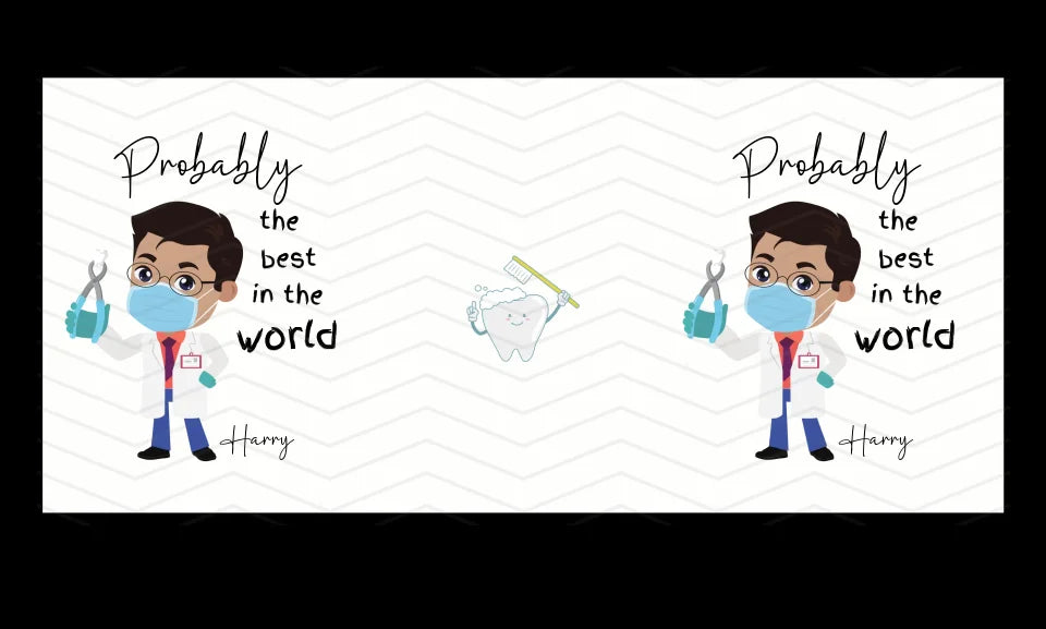 Personalised gift mug for male dentists