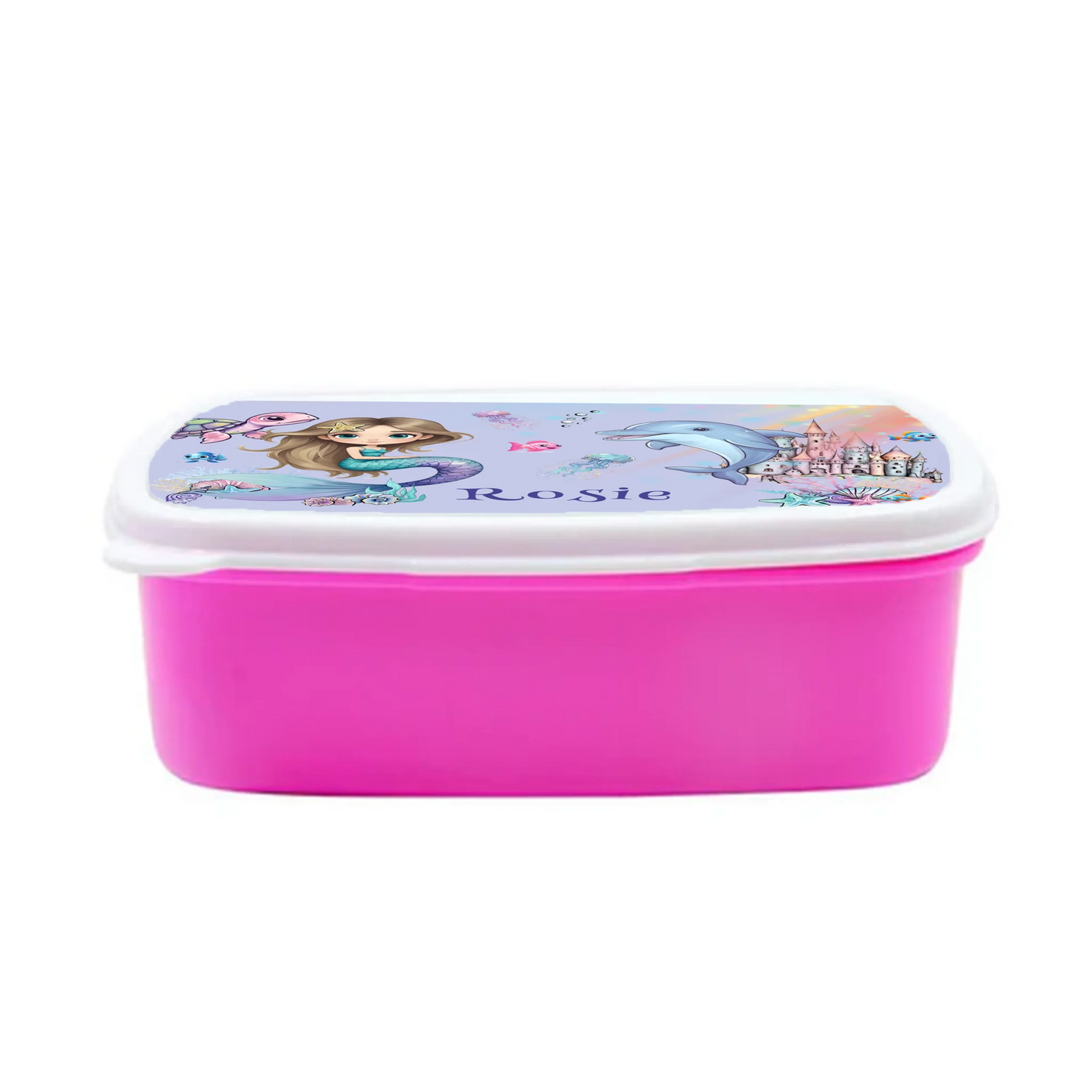 personalised mermaid lunch box UK
