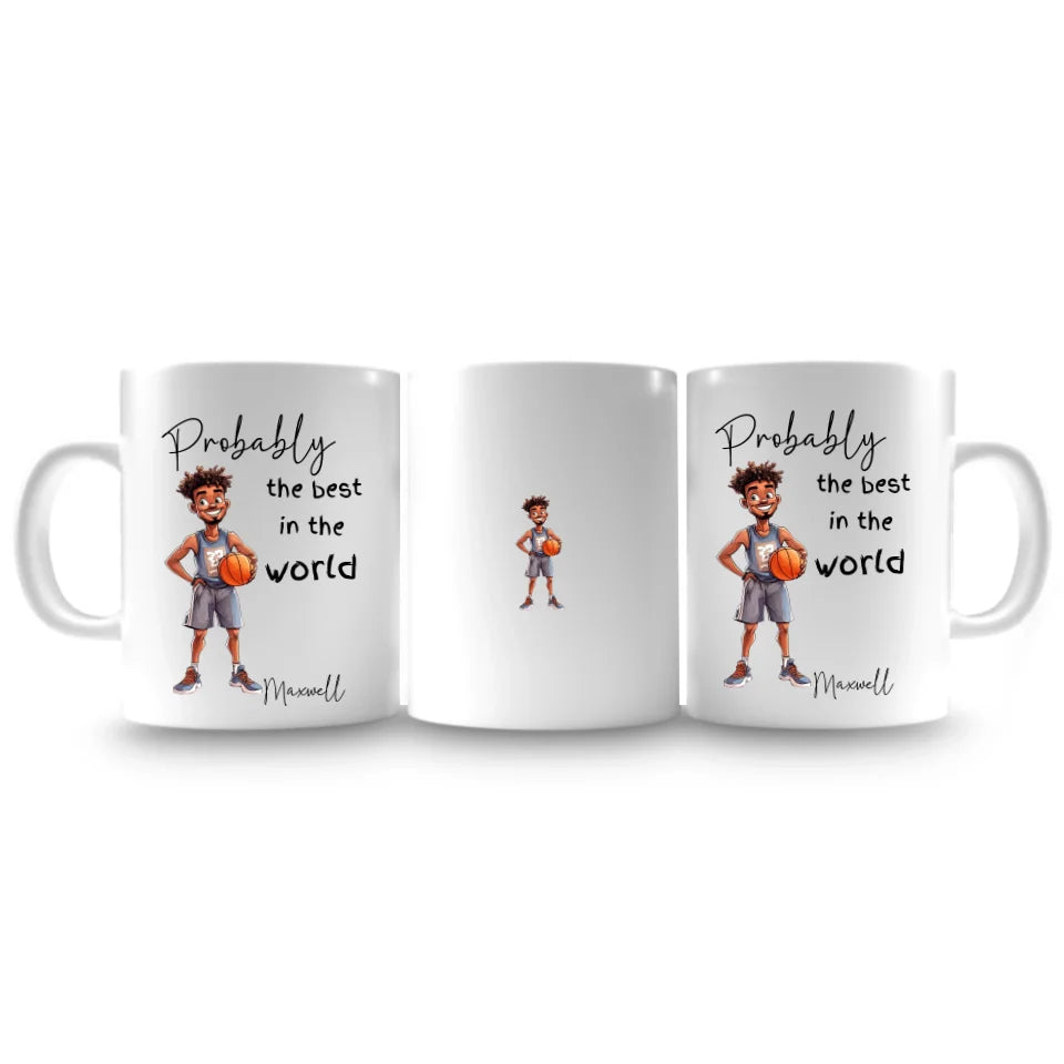 personalised sports mug with name