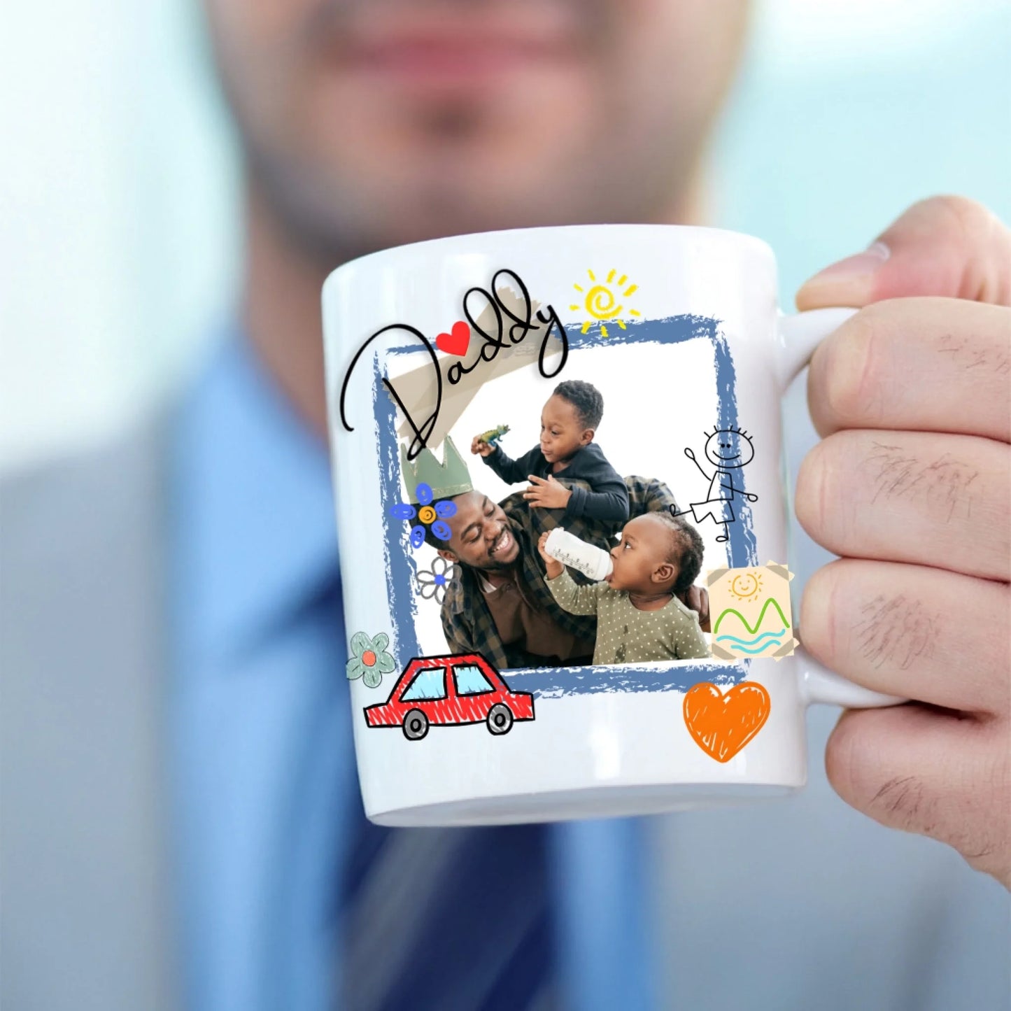 Sentimental gift mug for dad from child