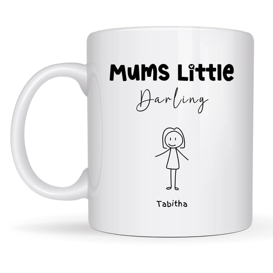 Personalised stick character mug