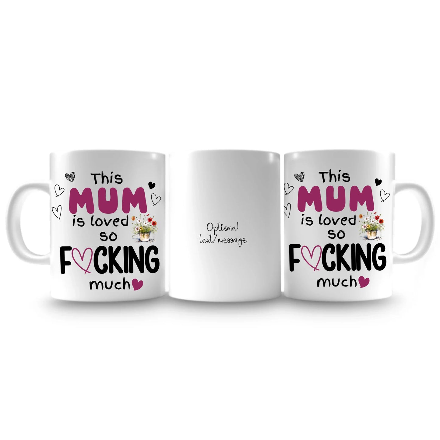 Bold personalised mug for mum