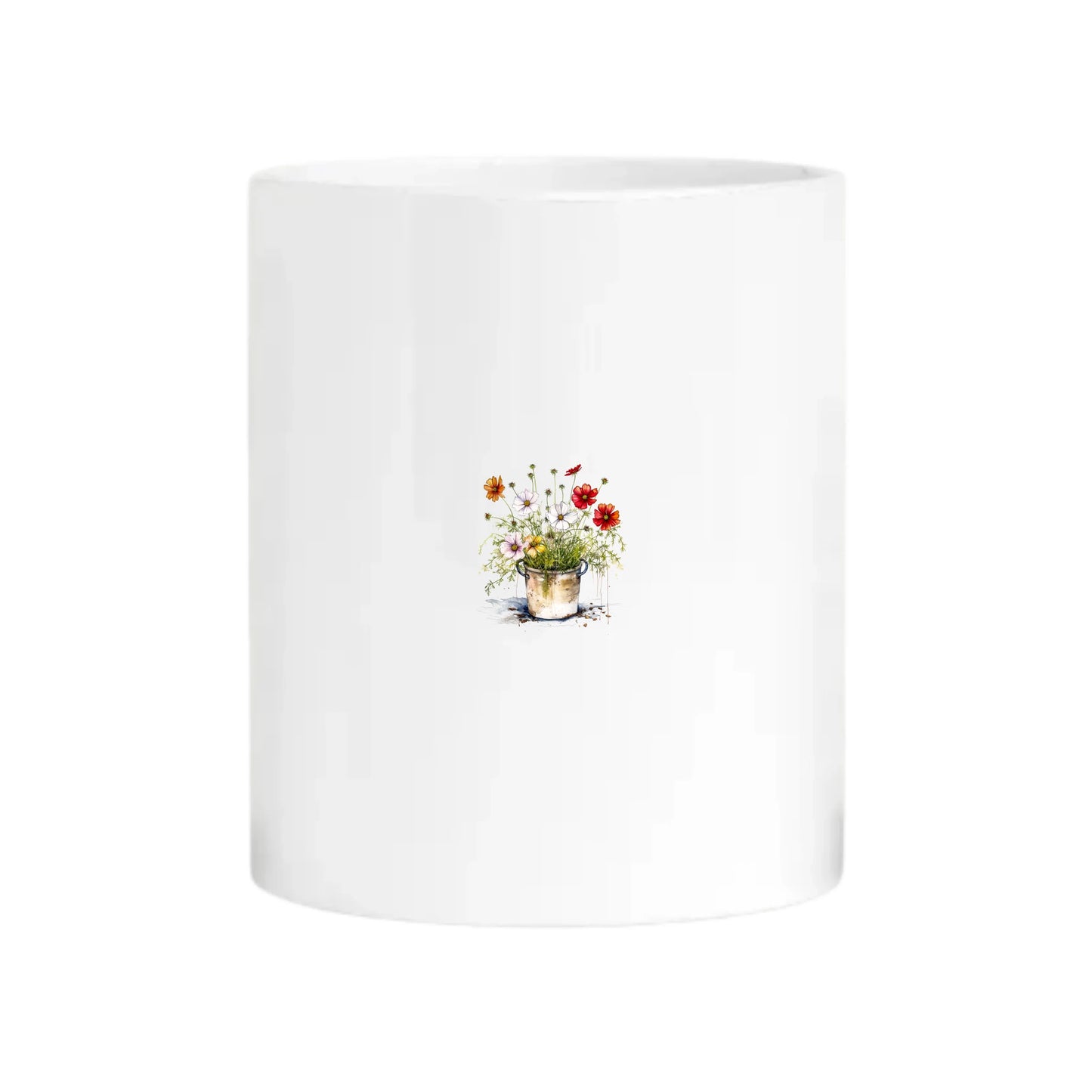 Bestie mug with floral design