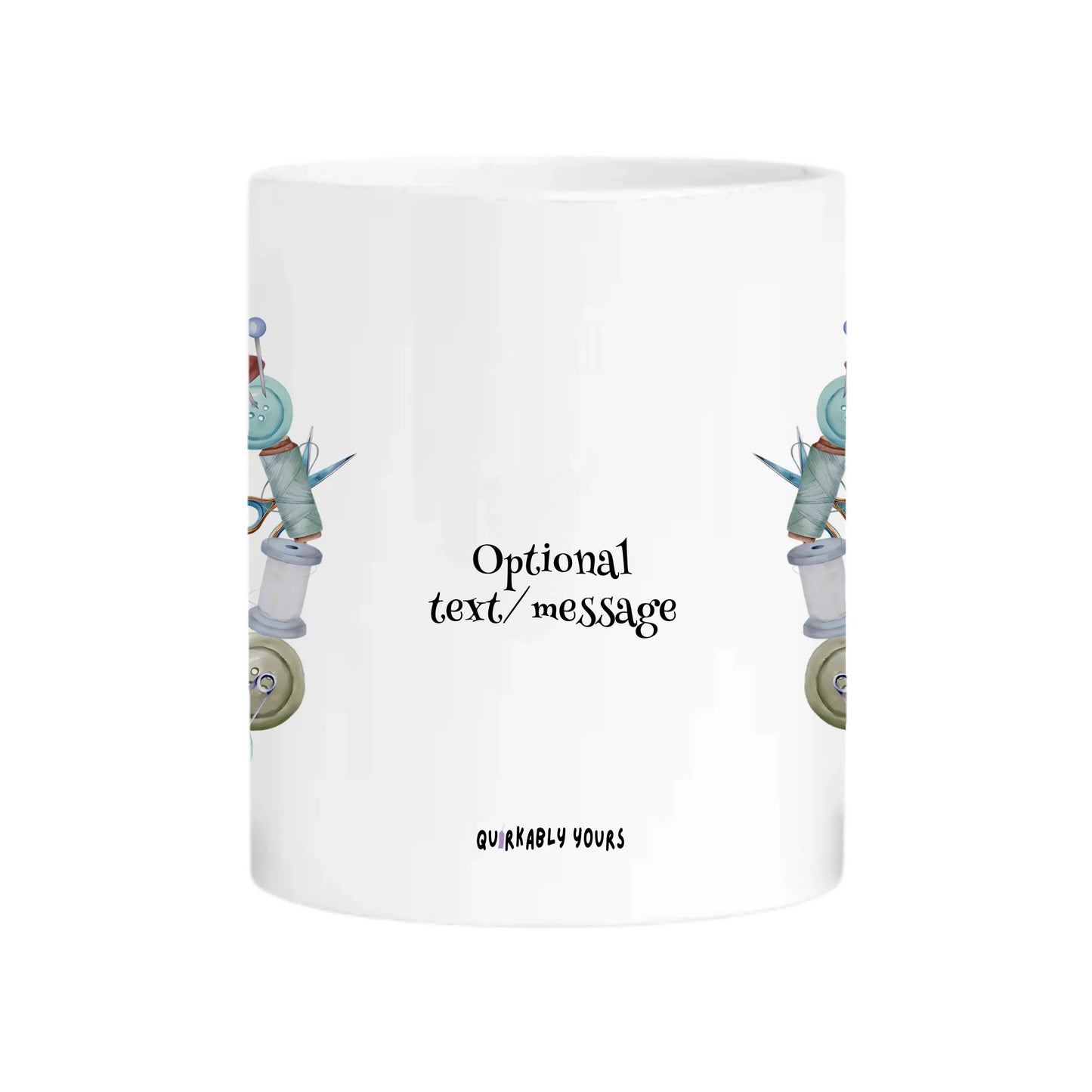 Personalised sentimental mug with heart message for mum nan