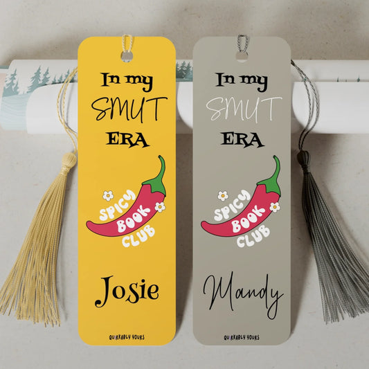 Fun romance reader bookmark personalised