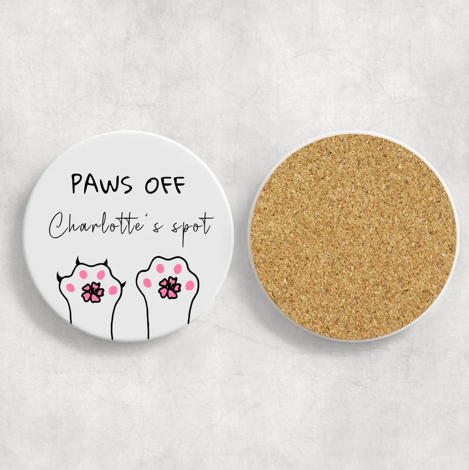 Cat lover gift idea coaster