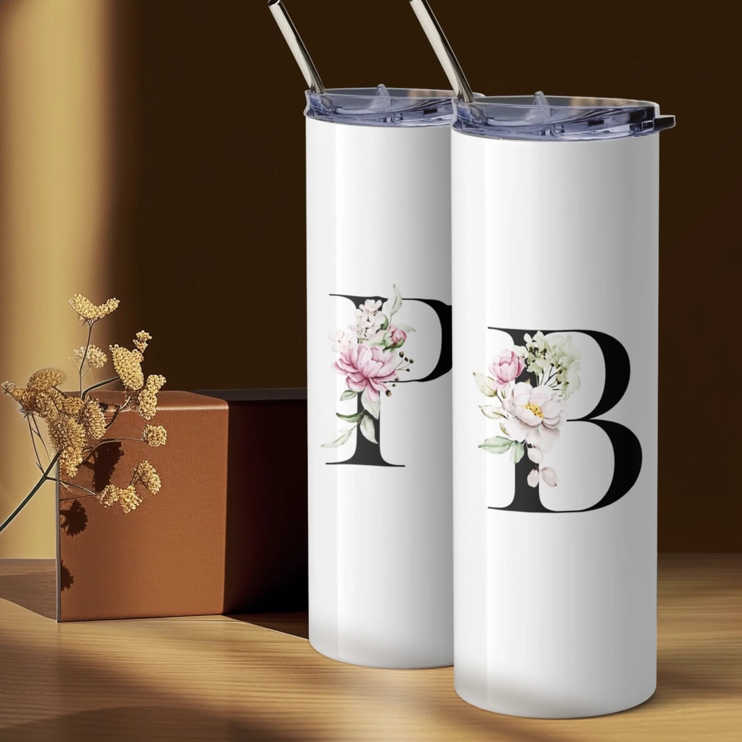 Hot and cold drinks flask – birth flower gift for friends