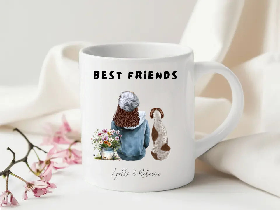 Personalised dog lover mug