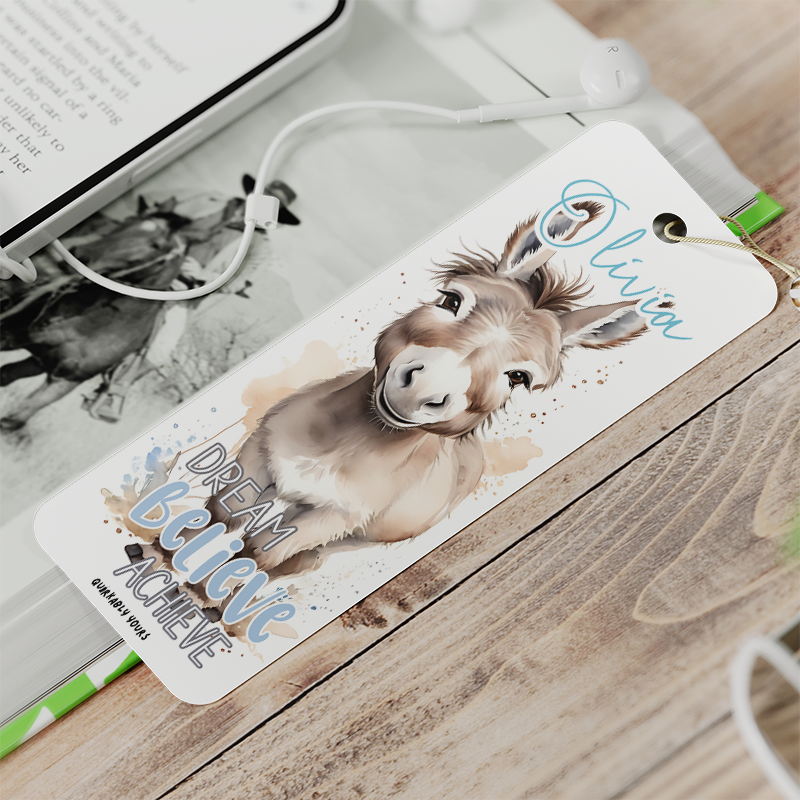 aluminium donkey bookmark gift for book lovers