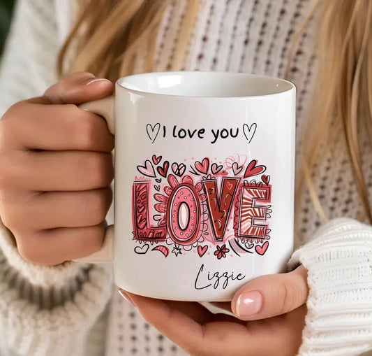 Personalised LOVE Mug