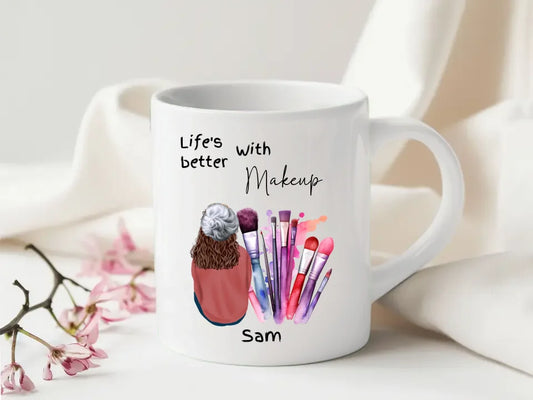 Life’s Better with Makeup mug design