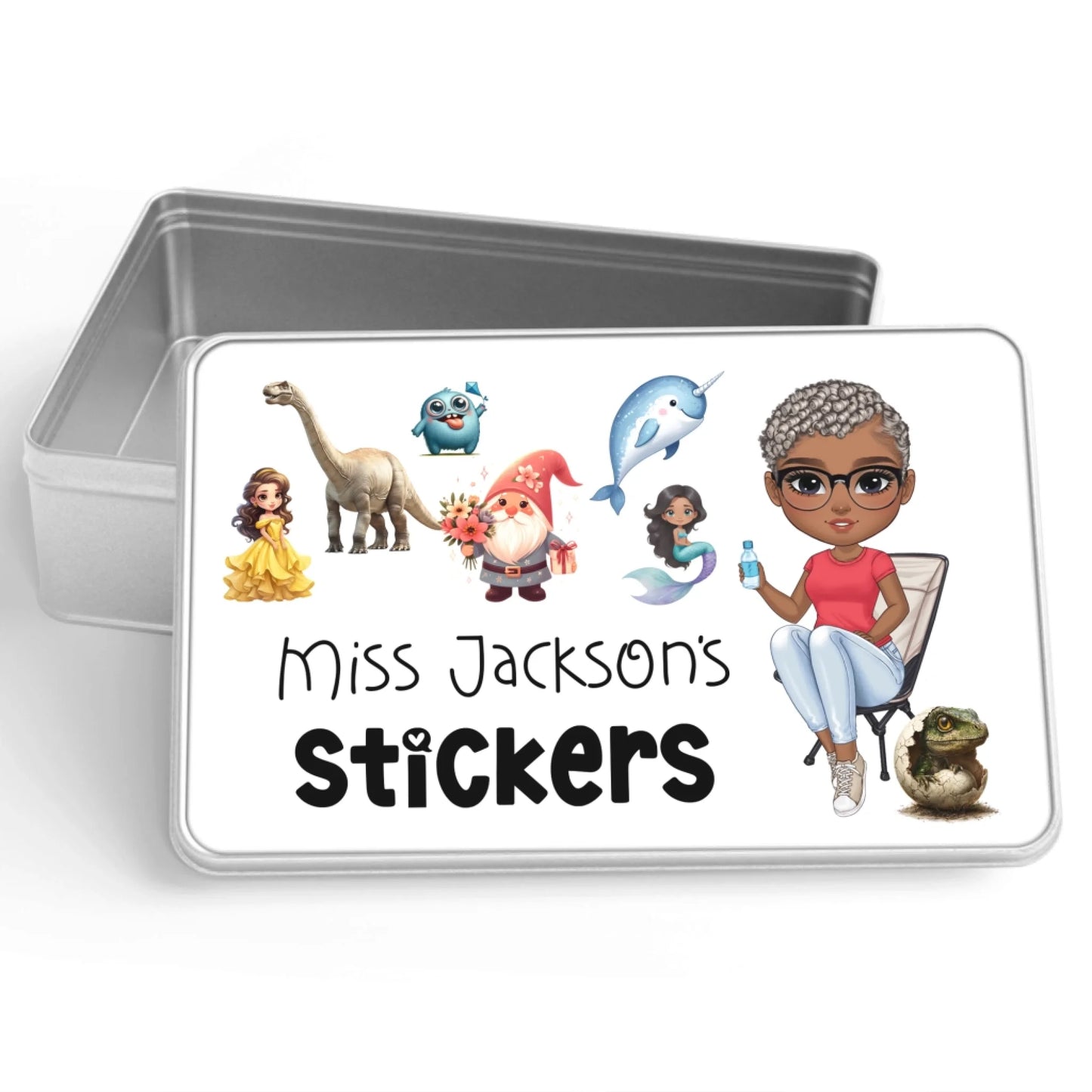 Fun and quirky metal tin gift for teachers and mums