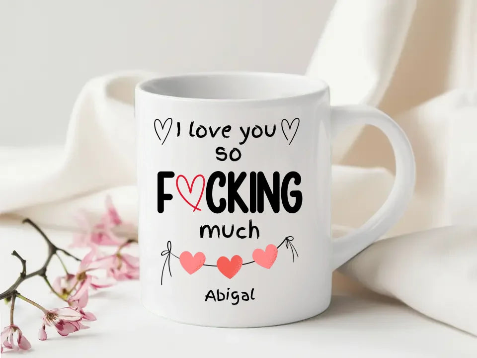 Edgy Love Message Coffee Cup