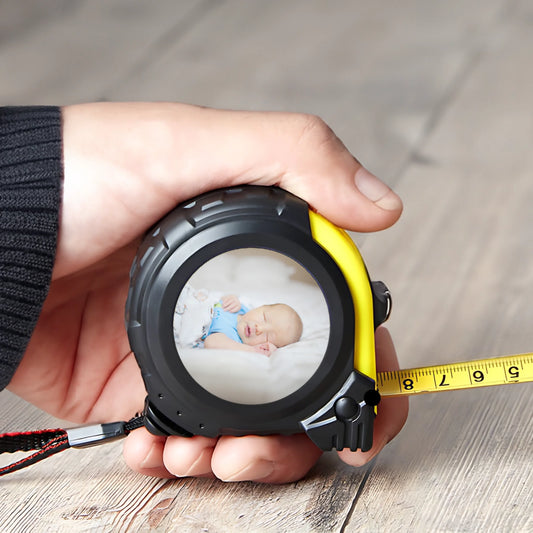 Personalised tape measure with photo
