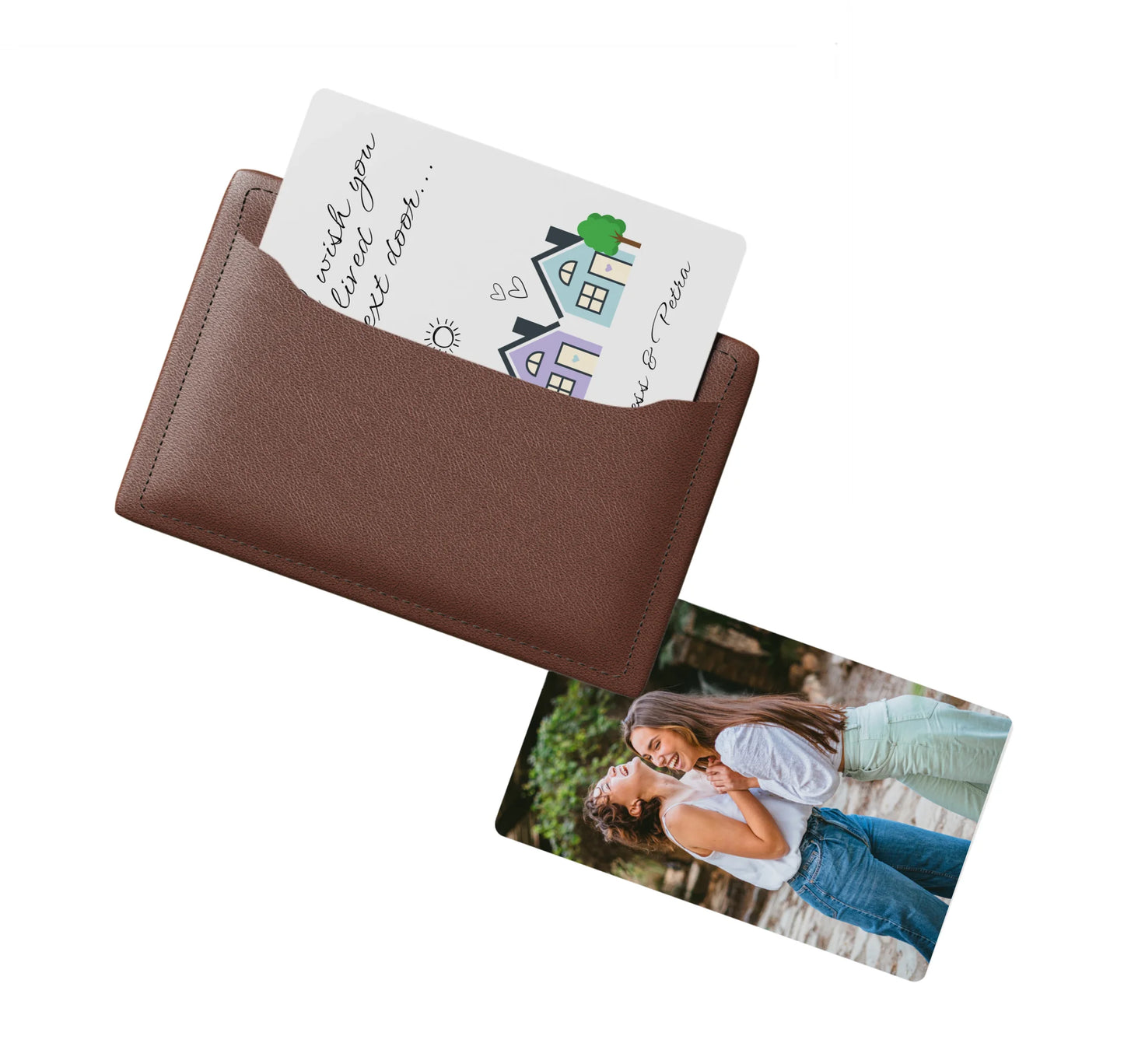 Photo and name wallet card for Mum